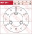 Tarcza hamulcowa TRW przednia, sztywna kod: MST 241