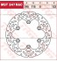 Tarcza hamulcowa TRW, sztywna, tuningowa RAC kod: MST 247 RAC
