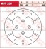 Tarcza hamulcowa TRW, sztywna kod: MST 257