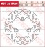 Tarcza hamulcowa TRW, sztywna, tuningowa RAC kod: MST 261 RAC