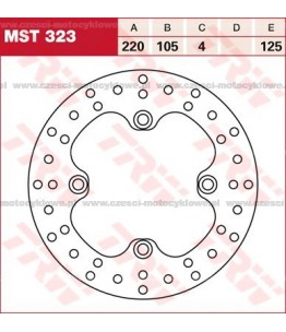 Tarcza hamulcowa TRW,...