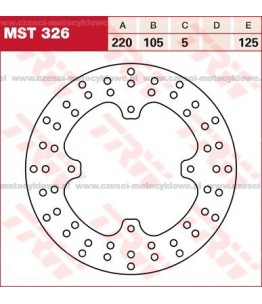 Tarcza hamulcowa TRW,...