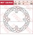Tarcza hamulcowa TRW, sztywna, tuningowa RAC kod: MST 328 RAC