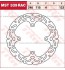 Tarcza hamulcowa TRW, sztywna, tuningowa RAC kod: MST 339 RAC