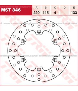 Tarcza hamulcowa TRW,...