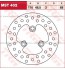 Tarcza hamulcowa TRW, sztywna kod: MST 402