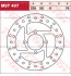 Tarcza hamulcowa TRW, sztywna kod: MST 407