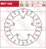 Tarcza hamulcowa TRW, sztywna kod: MST 423
