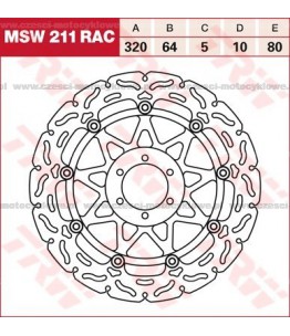 Tarcza hamulcowa TRW,...