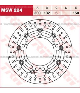 Tarcza hamulcowa TRW,...