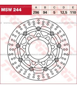 Tarcza hamulcowa TRW,...