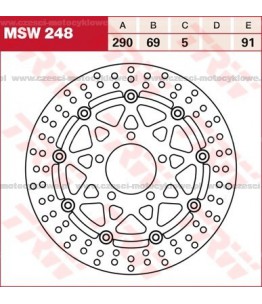 Tarcza hamulcowa TRW,...