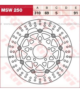 Tarcza hamulcowa TRW,...