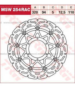 Tarcza hamulcowa TRW,...