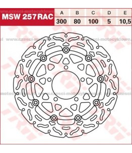 Tarcza hamulcowa TRW,...