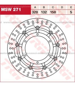 Tarcza hamulcowa TRW,...