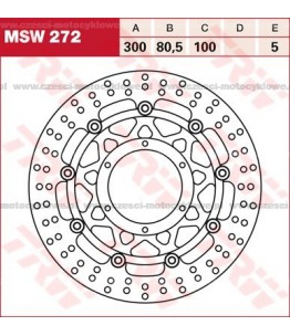 Tarcza hamulcowa TRW,...