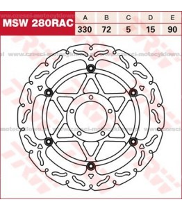 Tarcza hamulcowa TRW,...