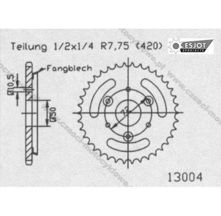 Zębatka tylna ESJOT