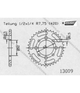 Zębatka tylna ESJOT