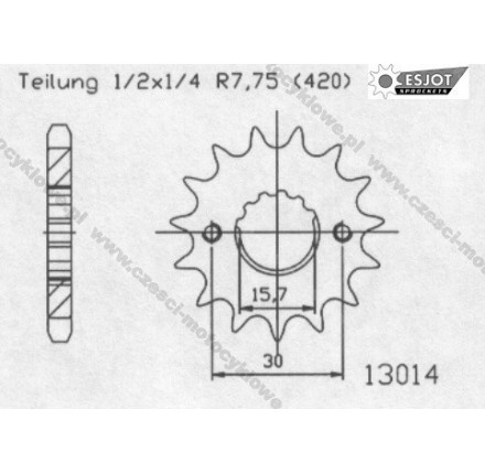 Zębatka przednia ESJOT