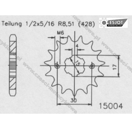 Zębatka przednia ESJOT