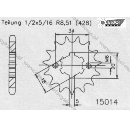 Zębatka przednia ESJOT