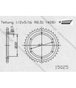 Zębatka tylna ESJOT