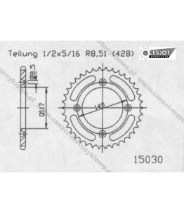 Zębatka tylna ESJOT