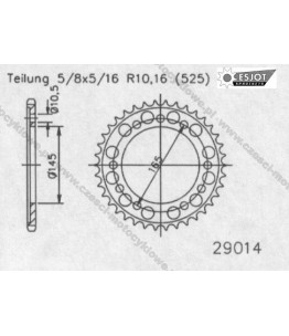 Zębatka tylna ESJOT