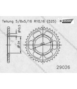 Zębatka tylna ESJOT