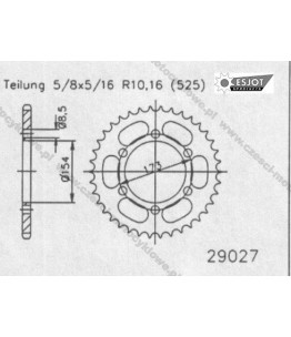 Zębatka tylna ESJOT