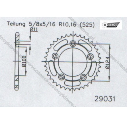 Zębatka tylna ESJOT