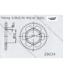 Zębatka tylna ESJOT