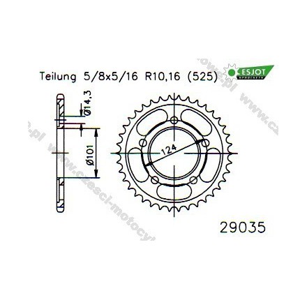 Zębatka tylna ESJOT