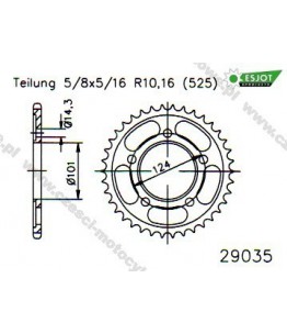Zębatka tylna ESJOT
