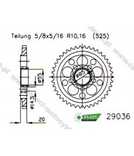 Zębatka tylna ESJOT