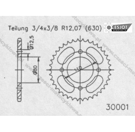 Zębatka tylna ESJOT