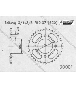 Zębatka tylna ESJOT