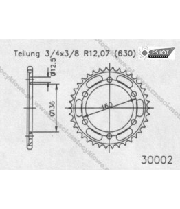 Zębatka tylna ESJOT