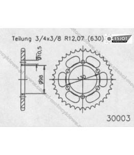 Zębatka tylna ESJOT