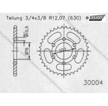 Zębatka tylna ESJOT