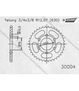 Zębatka tylna ESJOT