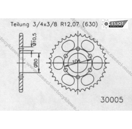 Zębatka tylna ESJOT