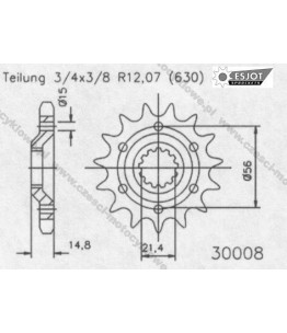 Zębatka przednia ESJOT