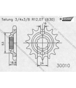 Zębatka przednia ESJOT