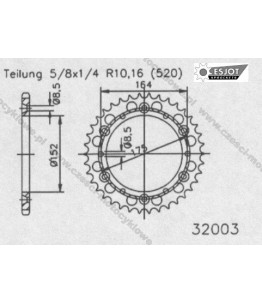 Zębatka tylna ESJOT