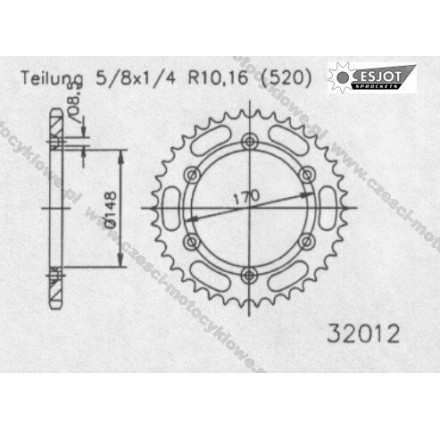Zębatka tylna ESJOT