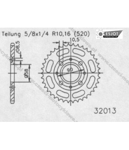 Zębatka tylna ESJOT