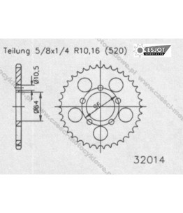 Zębatka tylna ESJOT